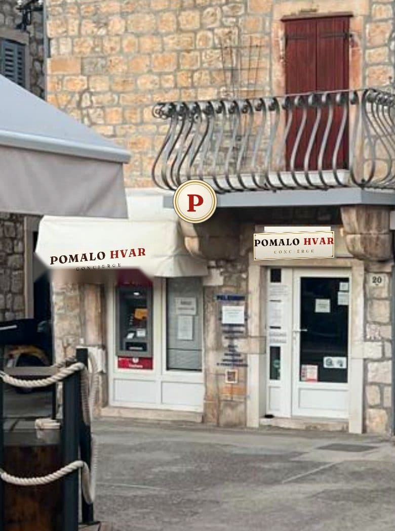 The Pomalo office · Hvar old town